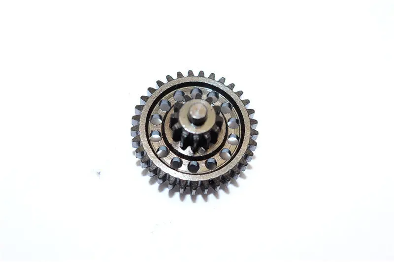 Thunder Tiger Kaiser Xs Steel #45 Double Speed Reduction Gears - 1Pc Black 1