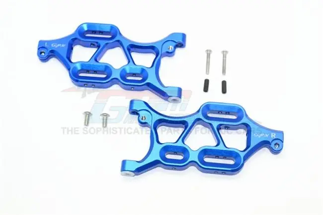 Thunder Tiger Truck K-Rock Mt4-G5 Aluminum Front Lower Arms - 1Pr Set Blue 1
