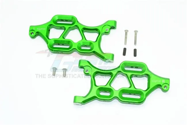 Thunder Tiger Truck K-Rock Mt4-G5 Aluminum Front Lower Arms - 1Pr Set Green 1