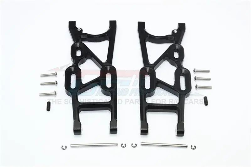 Thunder Tiger Truck K-Rock Mt4-G5 Aluminum Rear Lower Arms - 1Pr Set Black 1