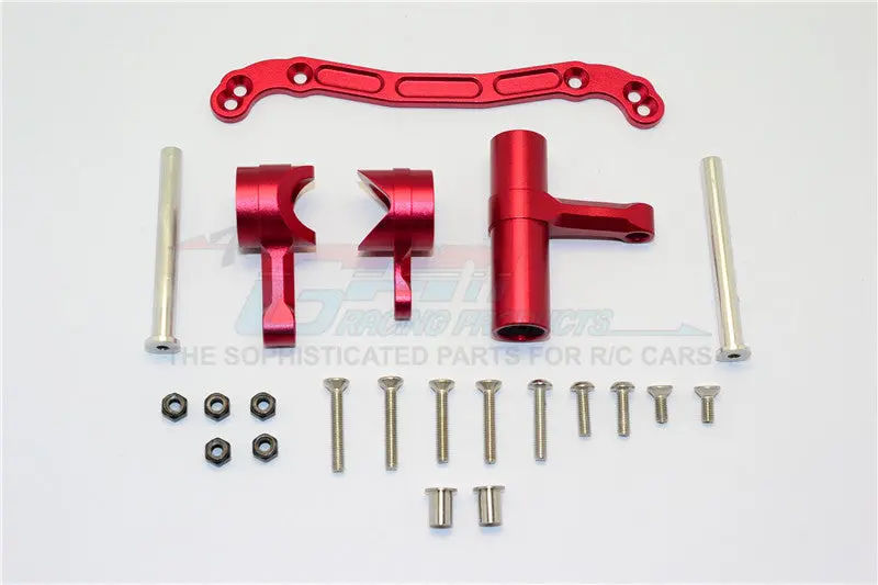 Thunder Tiger Truck K-Rock Mt4-G5 Aluminum Steering Assembly - 1 Set Red 1