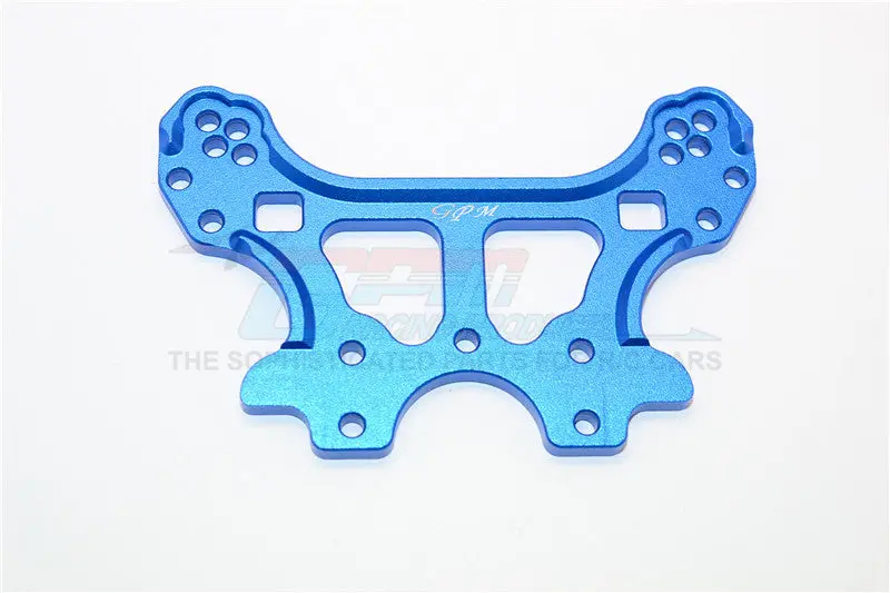 Thunder Tiger Truck K-Rock Mt4-G5 Brushless Aluminum Front Adjustable Damper Tower - 1Pc Blue 1