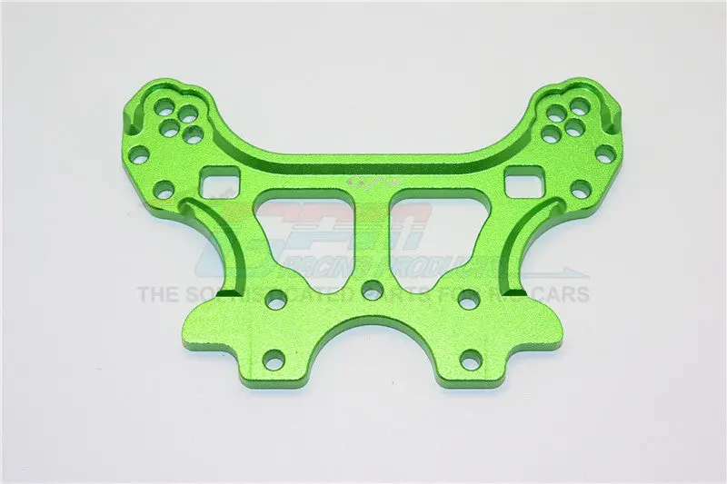 Thunder Tiger Truck K-Rock Mt4-G5 Brushless Aluminum Front Adjustable Damper Tower - 1Pc Green 1