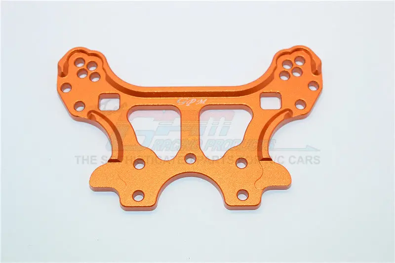 Thunder Tiger Truck K-Rock Mt4-G5 Brushless Aluminum Front Adjustable Damper Tower - 1Pc Orange 1
