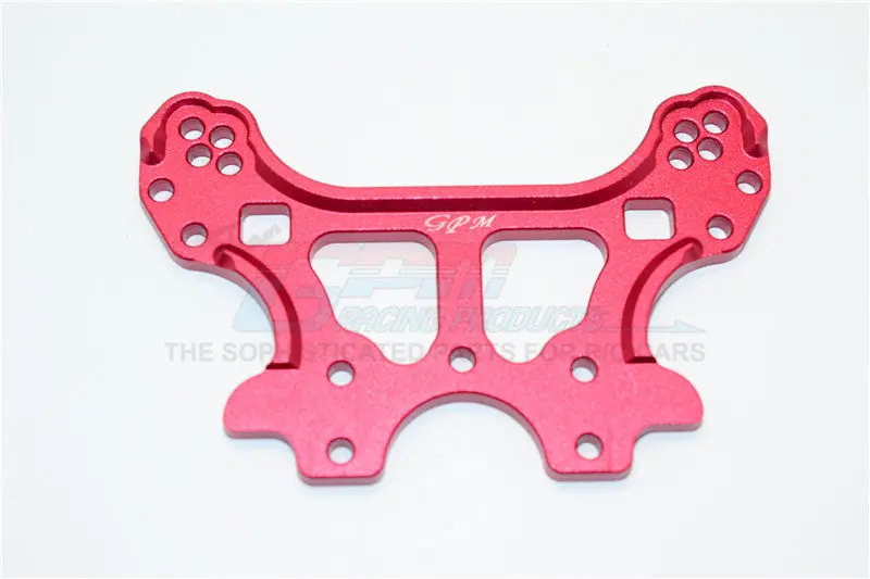 Thunder Tiger Truck K-Rock Mt4-G5 Brushless Aluminum Front Adjustable Damper Tower - 1Pc Red 1