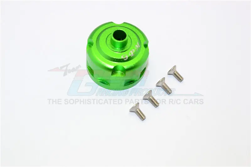 Thunder Tiger Truck K-Rock Mt4-G5 Brushless Aluminum Front/Rear Diff Case - 1 Set Green 1