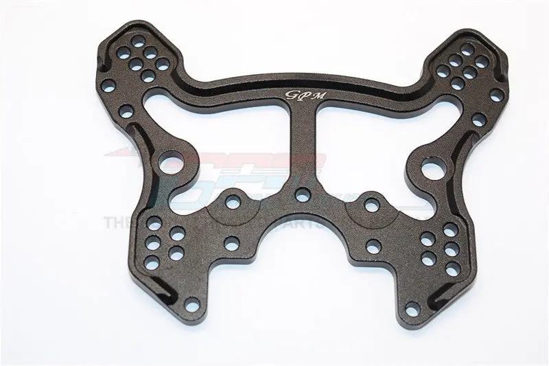 Thunder Tiger Truck K-Rock Mt4-G5 Brushless Aluminum Rear Adjustable Damper Tower - 1Pc Black 1