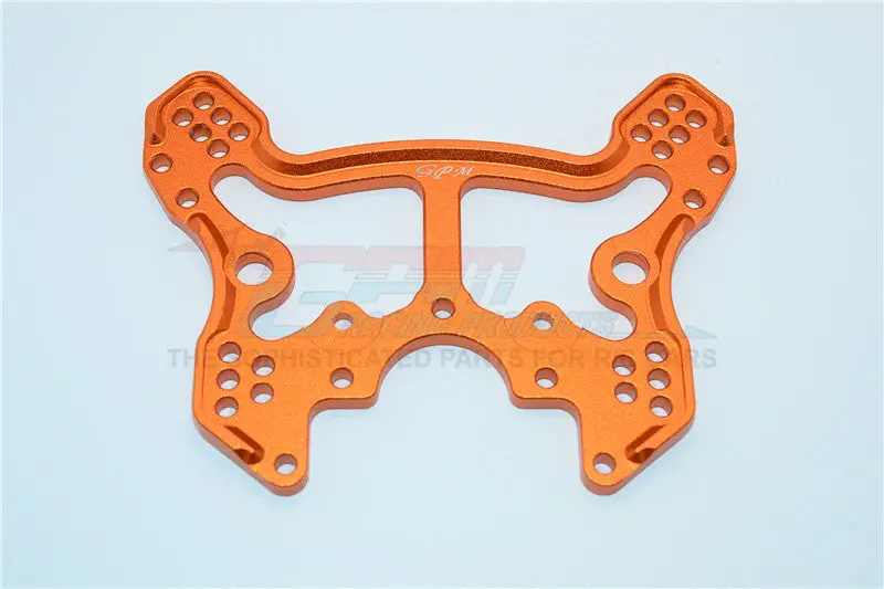 Thunder Tiger Truck K-Rock Mt4-G5 Brushless Aluminum Rear Adjustable Damper Tower - 1Pc Orange 1