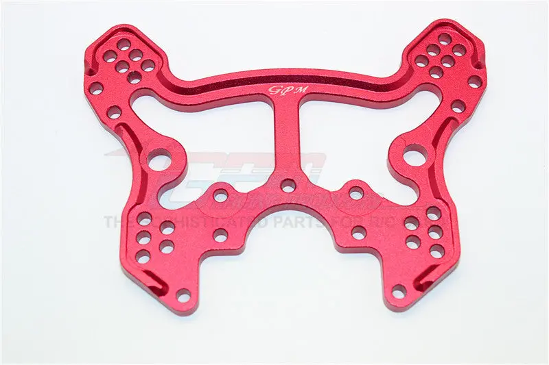 Thunder Tiger Truck K-Rock Mt4-G5 Brushless Aluminum Rear Adjustable Damper Tower - 1Pc Red 1