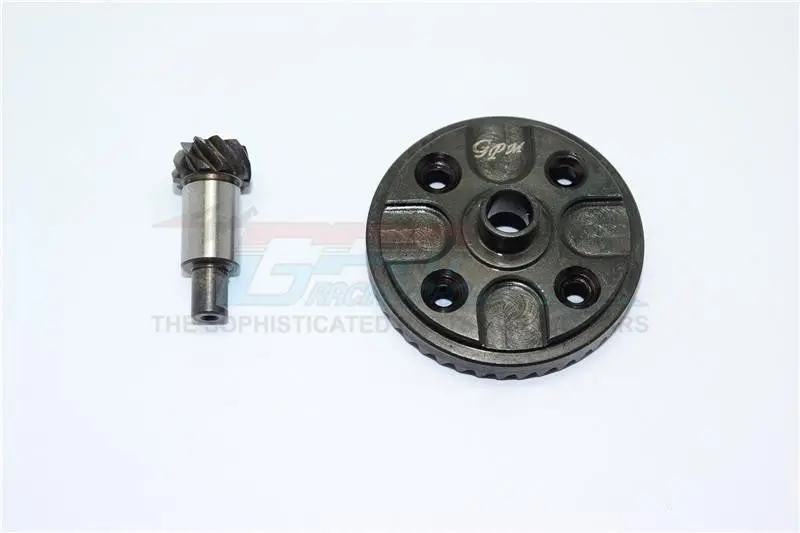 Thunder Tiger Truck K-Rock Mt4-G5 Spring Steel Diff Bevel Gears - 2Pcs Set Black 1