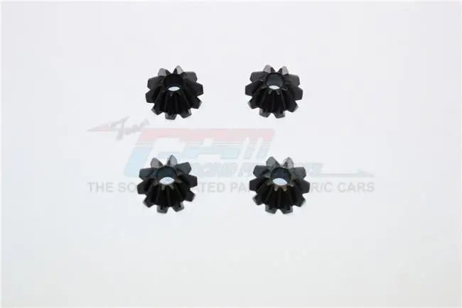 Thunder Tiger Truck K-Rock Mt4-G5 Steel #45 Diff Pinion Gear - 4Pcs Set Black 1