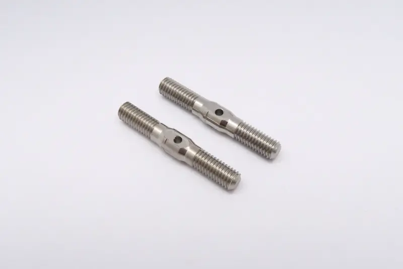 Titanium Flat Turn Buckles 13Mm Long Axle With 11Mm Long M5 Thread - 1Pr 1