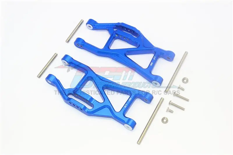 Traxxas 1/10 Maxx 4Wd Monster Truck Aluminium Front Or Rear Lower Arms - 1Pr Set Blue 1