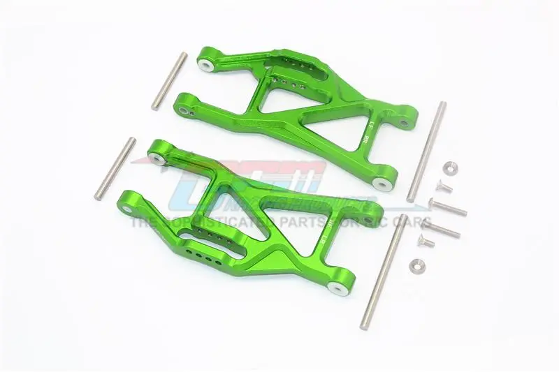 Traxxas 1/10 Maxx 4Wd Monster Truck Aluminium Front Or Rear Lower Arms - 1Pr Set Green 1