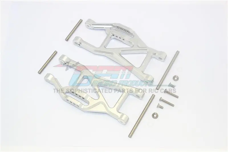 Traxxas 1/10 Maxx 4Wd Monster Truck Aluminium Front Or Rear Lower Arms - 1Pr Set Silver 1