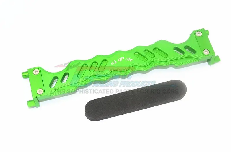 Traxxas 1/10 Maxx 4Wd Monster Truck Aluminum Battery Hold-Down - 2Pc Set Green 1