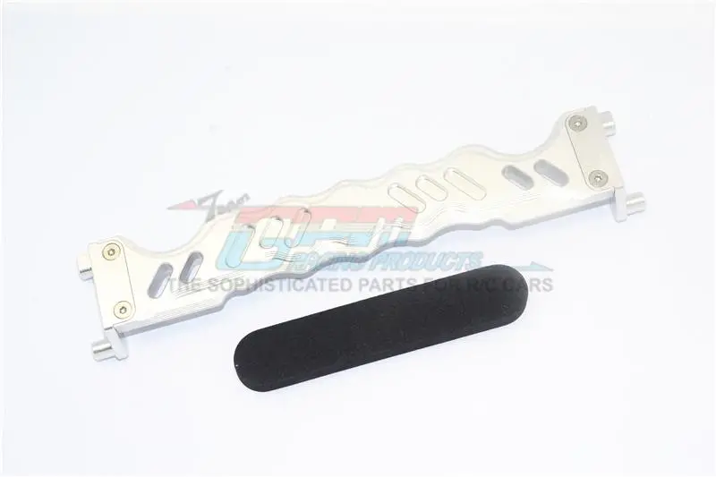 Traxxas 1/10 Maxx 4Wd Monster Truck Aluminum Battery Hold-Down - 2Pc Set Silver 1