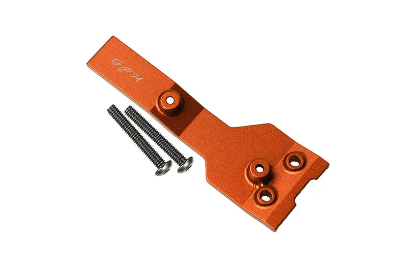 Traxxas 1/10 Maxx 4Wd Monster Truck Aluminum Rear Chassis Link Protector - 1Pc Set Orange 1