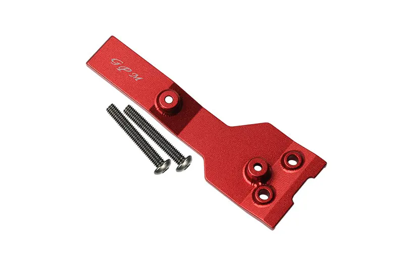 Traxxas 1/10 Maxx 4Wd Monster Truck Aluminum Rear Chassis Link Protector - 1Pc Set Red 1