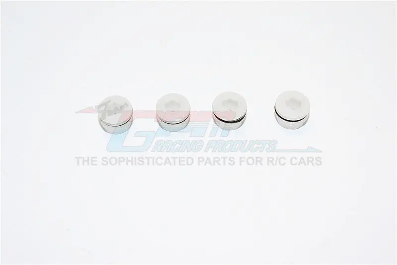 Traxxas 1/16 Mini E-Revo Delrin Collars With Sealing Rubber Washers For Gpm Item#Erv021 - 4Pcs Set White 1