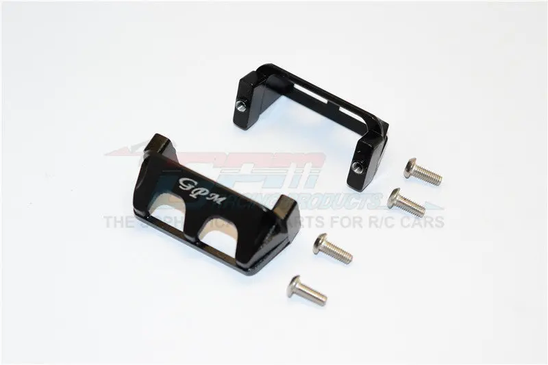 Traxxas 1/16 Mini E-Revo / Mini Rally Aluminum Servo Protector - 2Pcs Set Black 1
