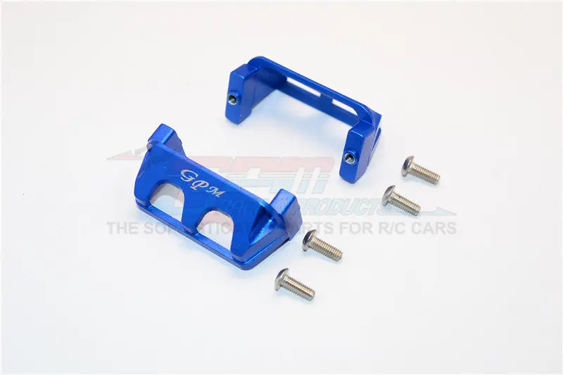 Traxxas 1/16 Mini E-Revo / Mini Rally Aluminum Servo Protector - 2Pcs Set Blue 1