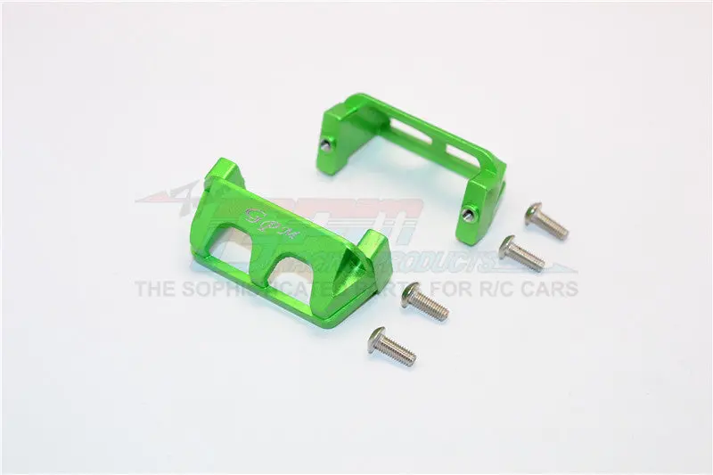 Traxxas 1/16 Mini E-Revo / Mini Rally Aluminum Servo Protector - 2Pcs Set Green 1