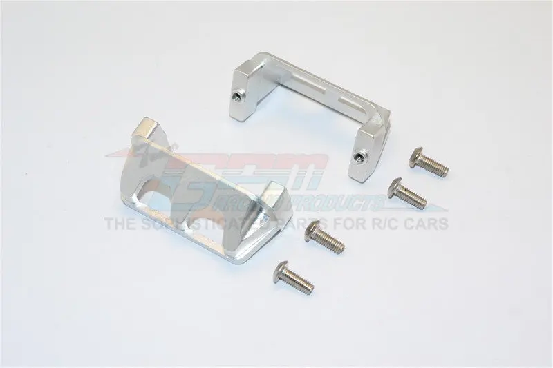 Traxxas 1/16 Mini E-Revo / Mini Rally Aluminum Servo Protector - 2Pcs Set Silver 1