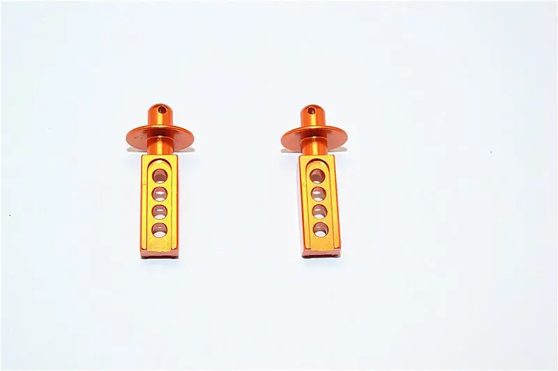 Traxxas 1/16 Mini E-Revo, Mini Slash Aluminum Front Body Post - 1Pr Orange 1