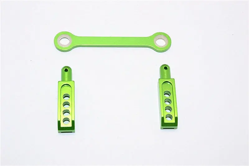 Traxxas 1/16 Mini E-Revo, Mini Slash Aluminum Rear Body Post With Mount - 3Pcs Green 1