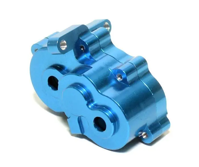 Traxxas 1/16 Mini E-Revo, Mini Slash, Mini Summit Aluminum Center Gear Differential Case - 1 Set Blue 1