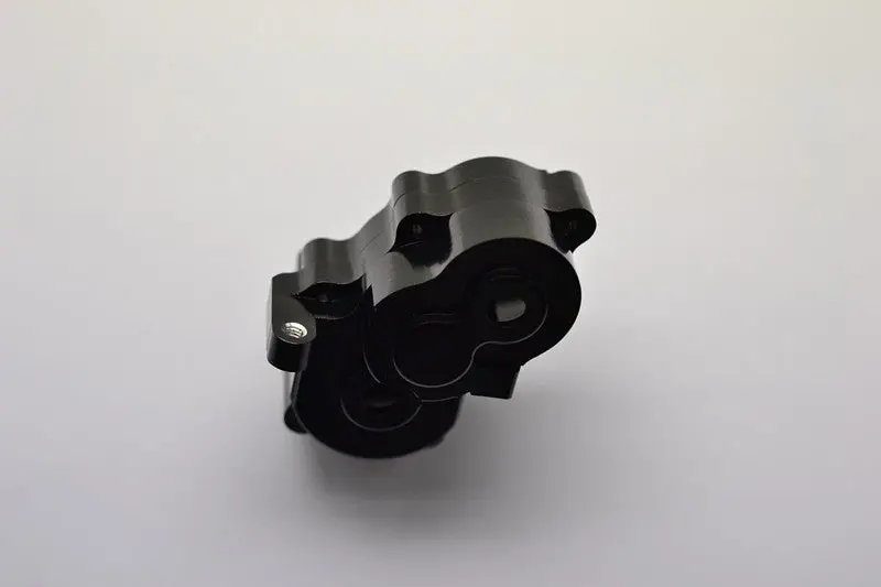 Traxxas 1/16 Mini E-Revo, Mini Slash, Mini Summit Aluminum Center Gear Differential Case - 1Set Black 1
