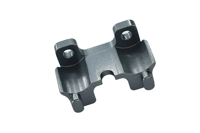 Traxxas 1/16 Mini E-Revo, Mini Slash, Mini Summit Aluminum Rear Shock Mount - 1Pc Gray Silver 1