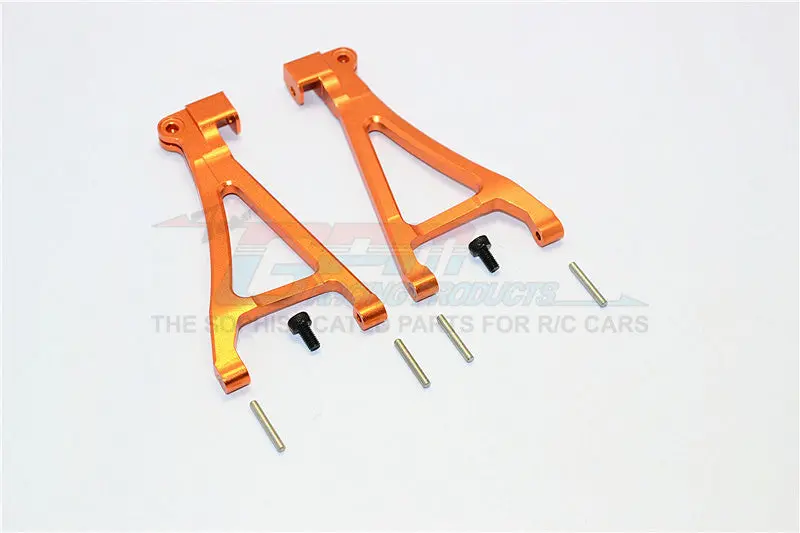 Traxxas 1/16 Mini E-Revo / Mini Summit Aluminum Front Lower Arm - 1Pr Set Orange 1