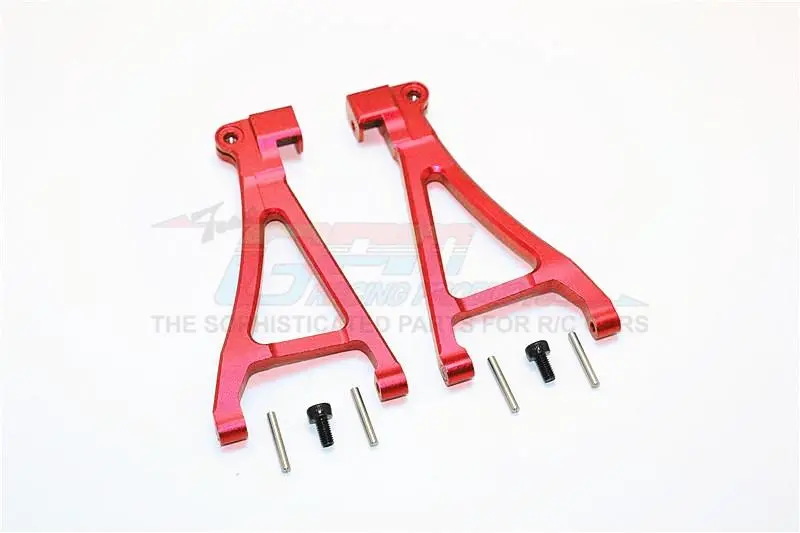 Traxxas 1/16 Mini E-Revo, Mini Summit Aluminum Front Lower Arm - 1Pr Set Red 1