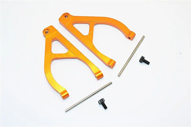 Traxxas 1/16 Mini E-Revo, Mini Summit Aluminum Rear Upper Arm - 1Pr Set Gold 1