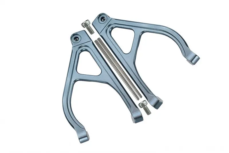 Traxxas 1/16 Mini E-Revo, Mini Summit Aluminum Rear Upper Arm - 1Pr Set Gray Silver 1