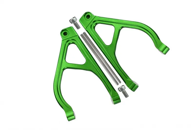 Traxxas 1/16 Mini E-Revo, Mini Summit Aluminum Rear Upper Arm - 1Pr Set Green 1