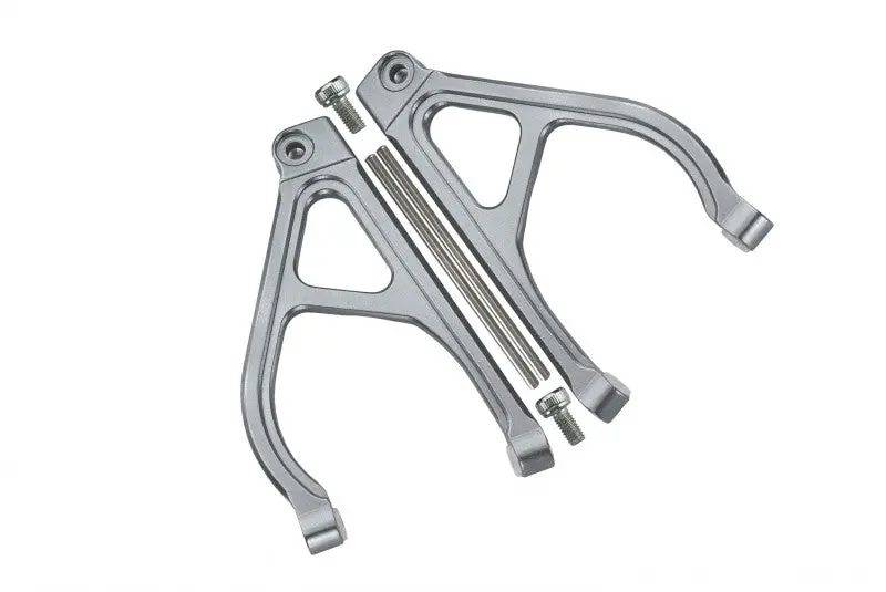 Traxxas 1/16 Mini E-Revo, Mini Summit Aluminum Rear Upper Arm - 1Pr Set Silver 1