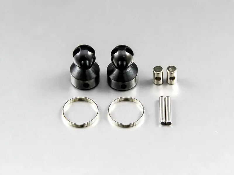 Traxxas 1/16 Mini E-Revo, Mini Summit Steel#45 Gear Differential Joint For Gpm#Serv245cv Drive Shaft - 1Pr Set Black 1