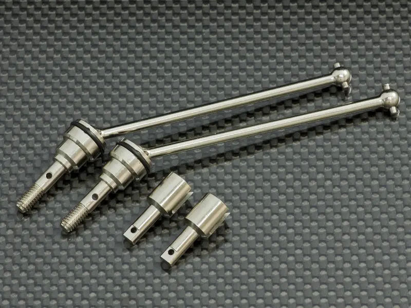 Traxxas 1/16 Mini E-Revo Steel Front/Rear Universal Swing Shaft - 1Pr Set Silver 1