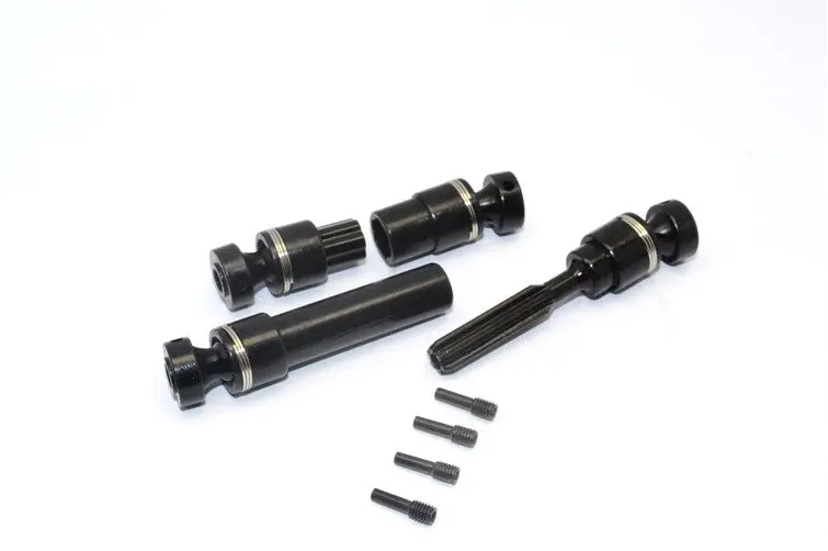 Traxxas 1/16 Mini E-Revo Steel Main Shaft - 1Pr Set Black 1