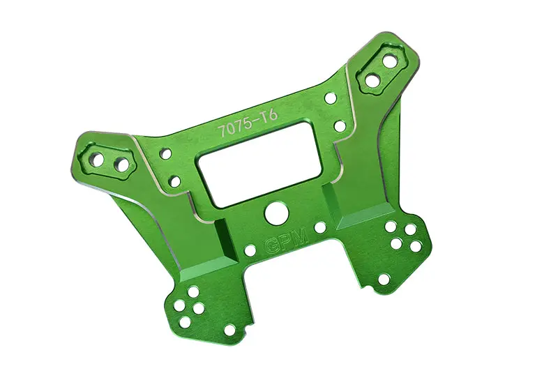 Traxxas 1/8 4Wd Sledge Monster Truck 95076-4 Aluminum 7075-T6 Front Damper Plate - 1Pc Set Green 1