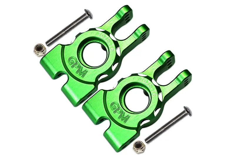 Traxxas 1/8 4Wd Sledge Monster Truck 95076-4 Aluminum 7075-T6 Rear Knuckle Arms - 6Pc Set Green 1