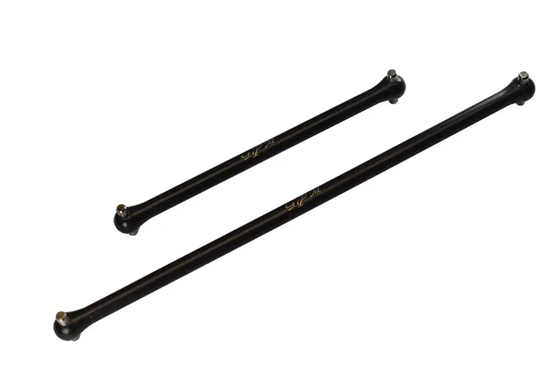 Traxxas 1/8 4Wd Sledge Monster Truck 95076-4 Carbon Steel 4140 Center Dog Bone - 2Pc Set Black 1