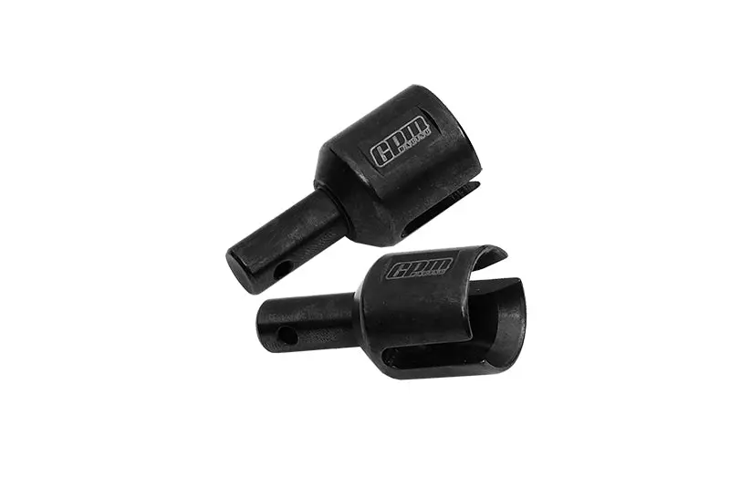 Traxxas 1/8 4Wd Sledge Monster Truck 95076-4 Medium Carbon Steel Front Or Center Or Rear Diff Outdrive - 2Pc Set Black 1