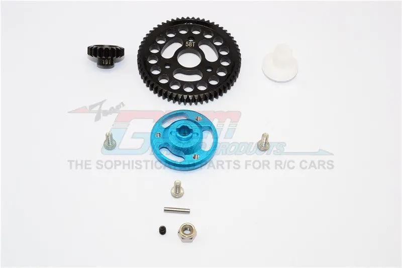 Traxxas Craniac Aluminum Spur Gear Adapter+Steel Gear 58T & 19T - 1 Set 1