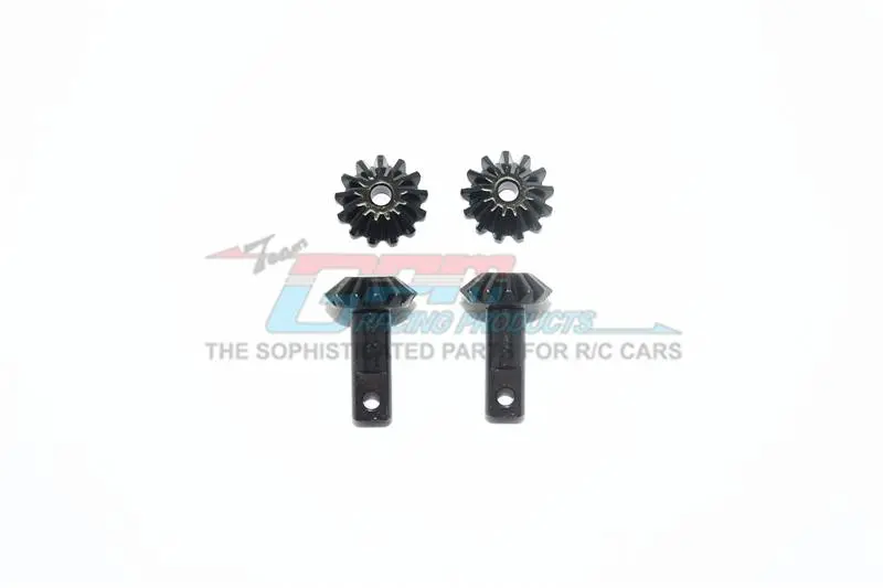 Traxxas E-Maxx 2 Harden Steel #45 Gear Set For Differential Assembly - 4Pc Set Black 1