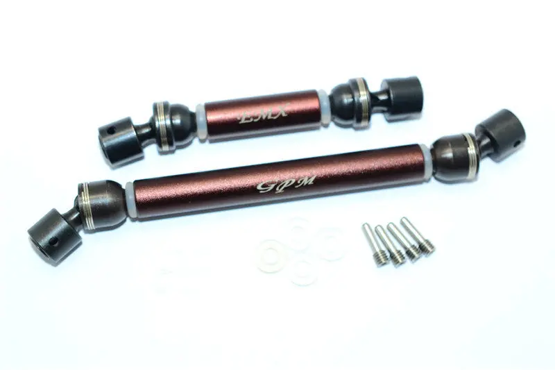 Traxxas E-Maxx 2 Steel + Aluminum Front / Rear Main Shafts - 1 Set Brown 1