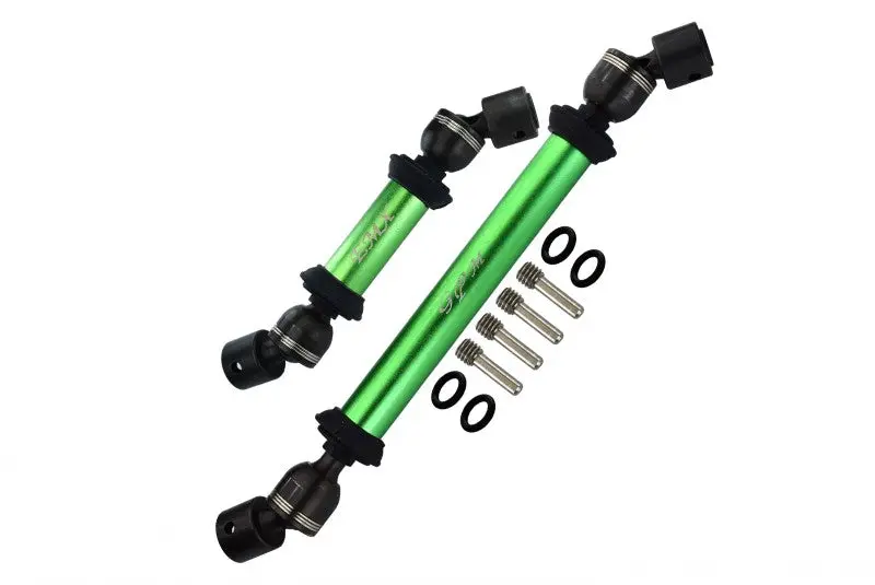 Traxxas E-Maxx 2 Steel + Aluminum Front / Rear Main Shafts - 1 Set Green 1